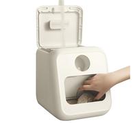 Dispenser per riso, secchio per riso con misurino, contenitore per farina, contenitori per alimenti per cucina, zucchero, cottura, cereali, congelatore, organizzazione