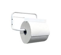 Dispenser per rotoli di carta Tecnokit da parete. Include viti, tasselli e molle per l'installazione. Colore bianco. Supporto per rotolo da 29 cm. Dimensioni: 40 x 30 x 16 cm (altezza).