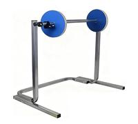 Dispenser per Rotoli di pluriball, avvolgitore per Film Resistente, Supporto Pieghevole per pluriball per la movimentazione degli imballaggi (50x52x64 cm).