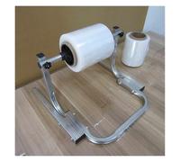 Dispenser per rotolo di pluriball con deflettore regolabile, supporto manuale per pellicola da tavolo, capacità 50 kg, taglierina per schiuma per imballaggio