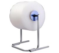Dispenser per rotolo di pluriball resistente, supporto pieghevole per imballaggio, trasloco e spedizione, strumento efficiente di erogazione della pellicola