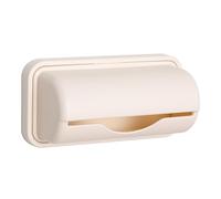 Dispenser per sacchetti della spazzatura, da parete, per uso sotto il , organizer , facile accesso in cucina, bagno e piccoli spazi, 15 x 6 cm