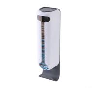 Dispenser per sacchetti della spesa dal design intelligente, per montaggio a parete, per organizzare la casa