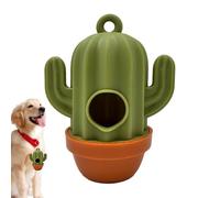 Dispenser per sacchetti di cacca per cani, a forma di cactus, contenitore portatile per esterni con design facile da erogare per passeggiate quotidiane, avventure su sentiero e animali domestici che