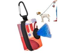 Dispenser per sacchetti per cacca di cane,Sacchetti per cacca di cane | Porta rotoli per sacchetti per cacca di cane con stampa grafica,Borse per cani portatili, dispenser per sacchetti per cacca per