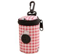 Dispenser per sacchetti per cacca - Dispenser per sacchetti per rifiuti domestici | Porta borsa per cani | Supporti per sacchetti per la cacca | Porta cacca portatile per cani | Dispenser multifunzion