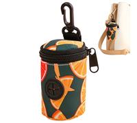 Dispenser per sacchetti per rifiuti per cani, dispenser portatile per sacchetti di cacca per cani, con clip a moschettone, accessori multifunzionali per animali domestici, accessori per passeggiate