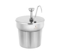 Dispenser per salse - Acciaio inox - 6,6 l - Royal Catering RCSW-09