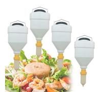 Dispenser per salse ricaricabile con design a prova di perdite e supporto girevole a 360° per un uso senza gocciolamento