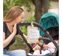 Dispenser Per Salviette | Borsa Appendibile Per Pannolini Del Passeggino | Borsa Per Salviette Riutilizzabile | Per Uso Con Passeggino, Carrozzina, Culla, In Casa, In Viaggio E Per Conservazione