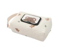 Dispenser per salviette per bambini, leggero, con sacchetto riutilizzabile per salviettine umidificate, contenitore per campeggio, passeggiate, casa, borsa per pannolini, all'aperto, bagno, shopping