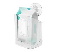 Dispenser Per Salviette Umidificate A Parete - Porta Salviette Trasparenti Lavabili | Contenitore Multifunzione Antiscivolo Montato Su Per Salviettee Umidificate, Asciugamani Di Carta E Fazzol