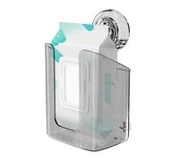 Dispenser Per Salviette Umidificate A Parete - Porta Salviette Trasparenti Lavabili | Contenitore Multifunzione Antiscivolo Montato Su Per Salviettee Umidificate, Asciugamani Di Carta E Fazzol
