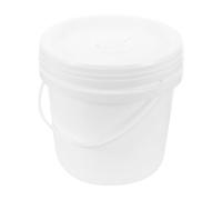 Dispenser per Salviette Umidificate a Secchio 5l in Plastica Bianco | Leggero e Riutilizzabile, Contenitore Portatile per Conservazione e Uso Sul Tavolo