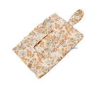 Dispenser per salviettine appendibile, porta pannolini, portatile, 21 x 14 cm, contenitore per salviettine umidificate con design riutilizzabile, accessorio per carrozzina in morbido cotone,