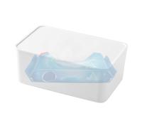 Dispenser per salviettine umidificate, custodia riutilizzabile per salviette per bambini, porta fazzoletti con coperchio, per bagno, asilo, WC, auto, camera da letto, scrivania, ristorante, uso
