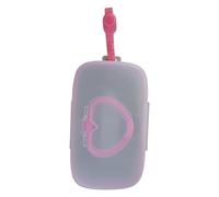 Dispenser per salviettine umidificate, porta salviettine da viaggio, leggero, contenitore riutilizzabile per salviettine con coperchio, per soggiorno, camera da , bagno