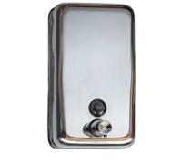 dispenser per sapone liquido a muro dosatore in acciaio inox 1,2 lt erogatore sa