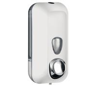 Marplast Dispenser sapone liquido a parete A71401BI con pulsante 228x90x102 mm Bianco
