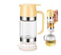 Dispenser per sciroppi - Porta miele in , server per salse ergonomico | Contenitore ermetico da 300 ml per olio, caffè, tè, latte, cucina, ristorante, campeggio, picnic, espositore da banco per l