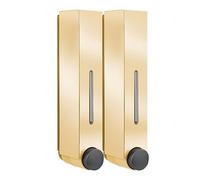 Dispenser per shampoo per parete doccia 2 camere Shampoo e Balsamo Dispenser Shampoo Dispenser Bagno 2 Camere Nessun Trapano Set di dispenser di sapone per il bagno dell'hotel