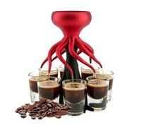 Dispenser Per Shot Octopus - Il Distributore Di Shot Originale Per 8 Persone, Accessorio Bar | Dispenser Di Liquore Per Whisky, Vodka, Tequila E Birra, Versatore Per Bevande Da Banco, Grappa, Feste Di