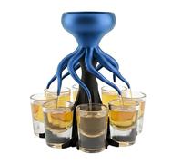 Dispenser Per Shot Octopus - Il Distributore Di Shot Originale Per 8 Persone, Accessorio Bar | Dispenser Di Liquore Per Whisky, Vodka, Tequila E Birra, Versatore Per Bevande Da Banco, Grappa, Feste Di