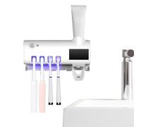 -Dispenser per spazzolini, denti automatici a parete a pressione denti 4 posizioni per identificazione dello spazzolino da denti, distributore di pressione automatica, stampo