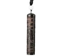 Dispenser per stuzzicadenti - Scatola da viaggio multiuso con perline, contenitore leggero e portatile in legno duro, discreto, portapillole fatto a mano, porta stuzzicadenti per escursionisti e