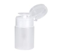 Dispenser per unghie, erogatore a pressione Dispenser per smalto per unghie Bottiglia vuota Dispenser Bottiglia per liquidi Contenitore per bevande 60ML(bianca)