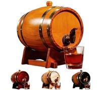 Dispenser per whisky in legno con incisione personalizzata, dispenser per whisky da 3 litri con supporto e beccuccio, per invecchiare whisky e bourbon, per uomini, amanti del bourbon, papà, marito