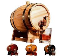 Dispenser per whisky in legno con incisione personalizzata, dispenser per whisky da 3 litri con supporto e beccuccio, per invecchiare whisky e bourbon, per uomini, amanti del bourbon, papà, marito