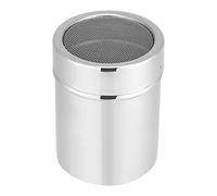 Dispenser per Zucchero a Velo, agitatore per Zucchero a Velo in Acciaio Inossidabile con Coperchio, setaccio per Zucchero alla Cannella, Pepe in Polvere, Cacao, Farina, Sale, spezie(OneSize)