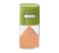 Dispenser per zucchero in , barattolo versatore per condimenti, 6 x 7,9 x 12 cm, contenitore ad alta trasparenza, elegante accessorio da forno per conservare e servire condimenti come peperoni e
