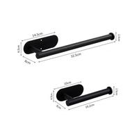 Dispenser Porta Asciugamani Di Carta Autoadesivo | Acciaio Inossidabile, Montaggio A Parete, Sottopensile, Bagno, Uso Cucina(2pcs A)