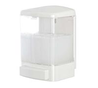 DISPENSER PORTA SAPONE DA MURO PARETE BIANCO 1 LT