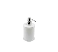 Dispenser Sapone Bagno in Porcellana Bianca da Appoggio Impero Metaform