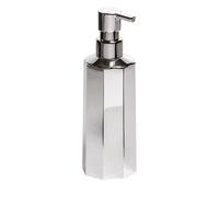 DISPENSER PORTA SAPONE LIQUIDO DA APPOGGIO SET ACCESSORI BAGNO CROMO OTTO