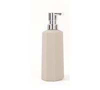 DISPENSER PORTA SAPONE LIQUIDO DA APPOGGIO SET ACCESSORI BAGNO TORTORA OTTO