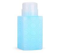 Dispenser portatile e ricaricabile per smalti, struccanti, lozioni (quadrato blu)