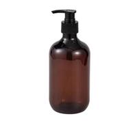 Dispenser portatile per sapone da bagno, 500 ml, per lozioni, shampoo, gel doccia, bottiglia di plastica trasparente