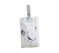 Dispenser portatile ricaricabile porta salviettine per interni ed esterni, riutilizzabile, da viaggio, contenitore per salviettine umidificate per bambini