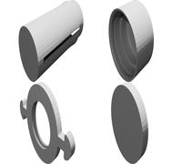 Dispenser Push per Arko Stick Sapone da Barba Stampato 3D Accessorio