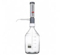 Dispenser resistente agli agenti chimici, volume regolabile per acidi, basi e reagenti da laboratorio, perfetto per uso in laboratorio