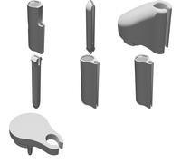 Dispenser Sacchetti Cane per Earth Rated Clip Guinzaglio Stampato 3D