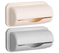 Dispenser Sacchetti Della Spazzatura Porta Rotolo Porta Sacchi Della Spazzatura Dispenser Sacchi Della Spazzatura 2 Pezzi Porta Sacchetti Di Plastica Da Cucina Senza Perforazioni Organizzatore Per