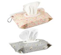 Dispenser Salviette per Bambini - 24x14cm Bustina e Contenitore Portatile | Scatola Ricaricabile per Salviette, Ideale per Nido, Passeggino, Casa e Uso in Movimento