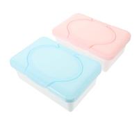 Dispenser Salviette per Ragazzo Ragazza 2 Pezzi Compatto in Pp | Contenitore Portatile per Fazzoletti, Uso in Bagno e Soggiorno, Design che Riduce Sprechi