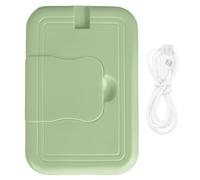 Dispenser Salviette Umidificate Caldo, Termostato Portatile | Verde, Abs e Lega di Alluminio, Uso Interno, per Diaper Wipes e Wet Tissue