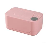 Dispenser Salviette Umidificate per Viaggio Auto(pink) | Regolazione temperatura 40-60°C, per ideale per ogni stagione, sicurezza certificata, uso notturno